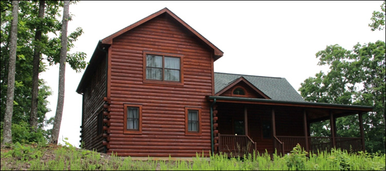 Professional Log Home Borate Application  Bartow County, Georgia